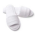 Men's Open Toe Check Slippers